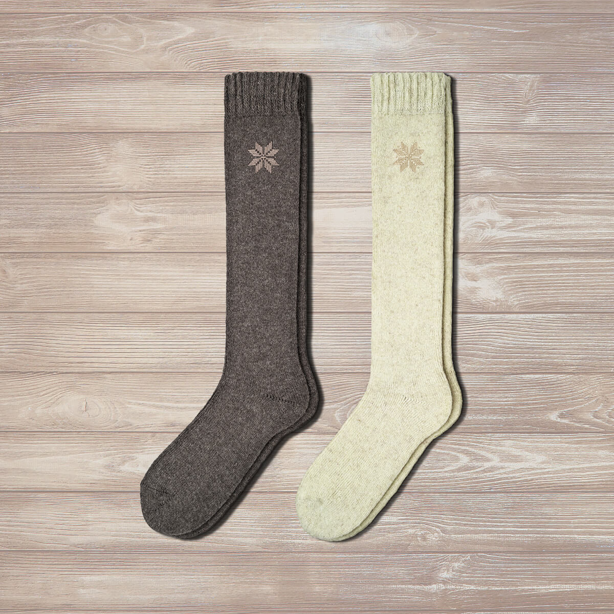 CHAUSSETTES MONTANTES EARTH (2 paires)